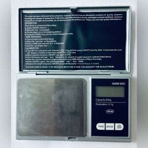 AMW-600 Digital Pocket Scale - Silver